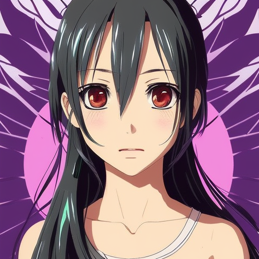 AI avatar, anime style